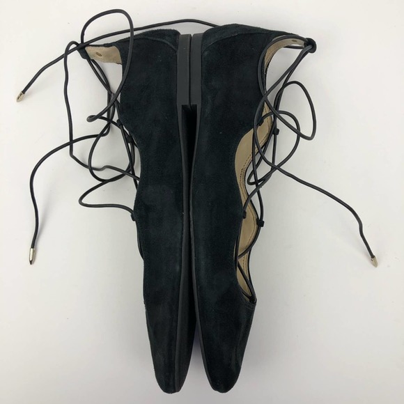 Sam Edelman Black Suede Flynt Ballet Flats | 9.5 - Picture 4 of 7